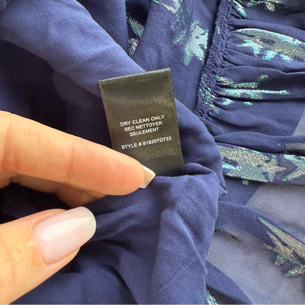 Rebecca Taylor Metallic Star Clip Dress - Picture 13 of 14